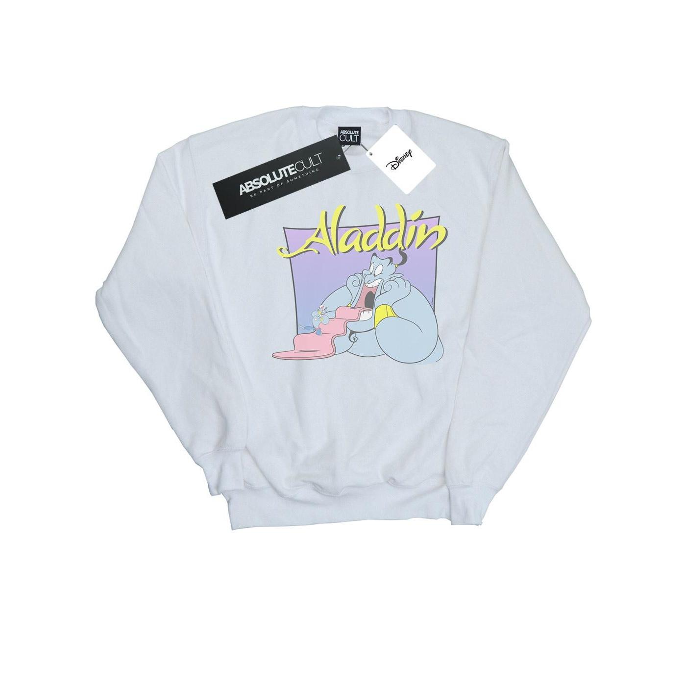 Disney Girls Aladdin Genie Wishing Dude Sweatshirt 9-11 Years wit