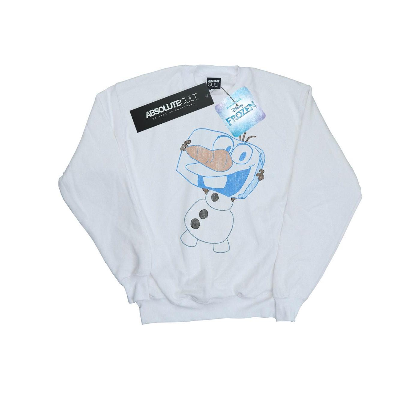 Disney Frozen Olaf Ice Cube-sweatshirt voor meisjes 9-11 Years wit