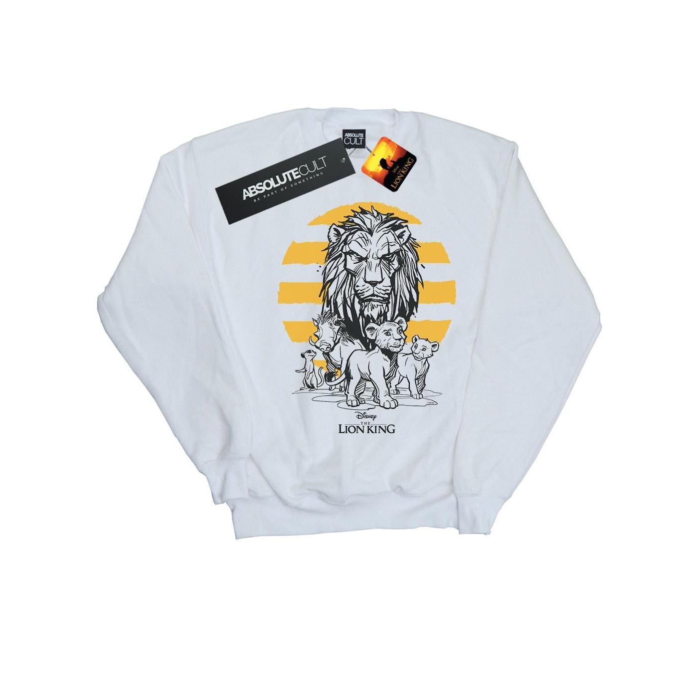 Disney Girls The Lion King Movie Group Sweatshirt 9-11 Years wit