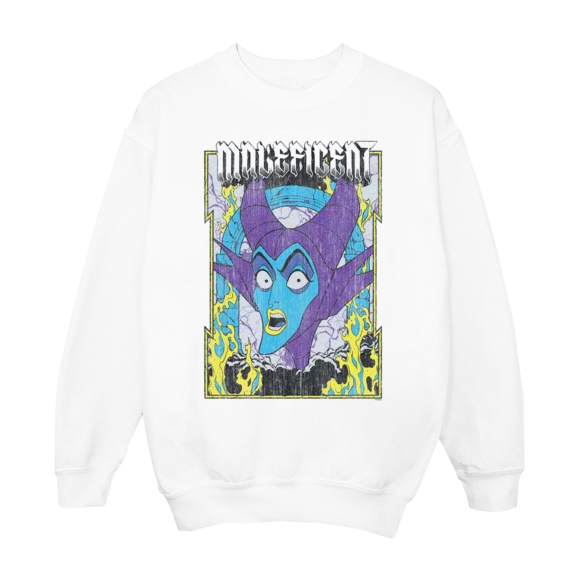 Disney Girls Maleficent poster-sweatshirt 3-4 Years