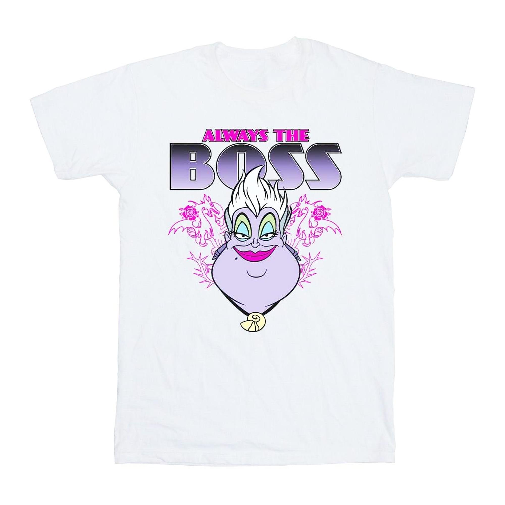 Disney meisjes de kleine zeemeermin Ursula moeder is de baas katoenen T-shirt 3-4 Years wit