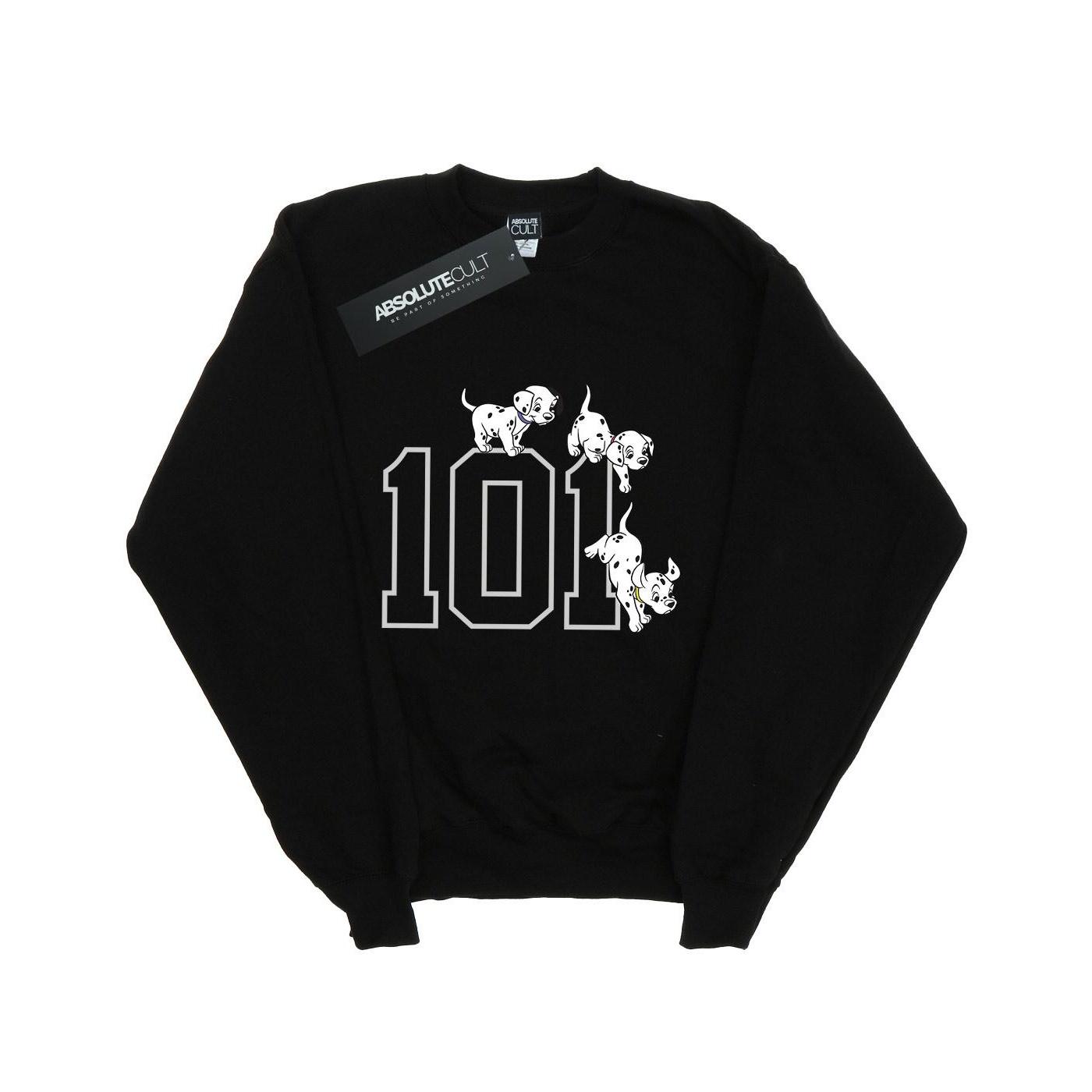 Disney Boys 101 Dalmatiërs 101 Doggies Sweatshirt 9-11 Years zwart