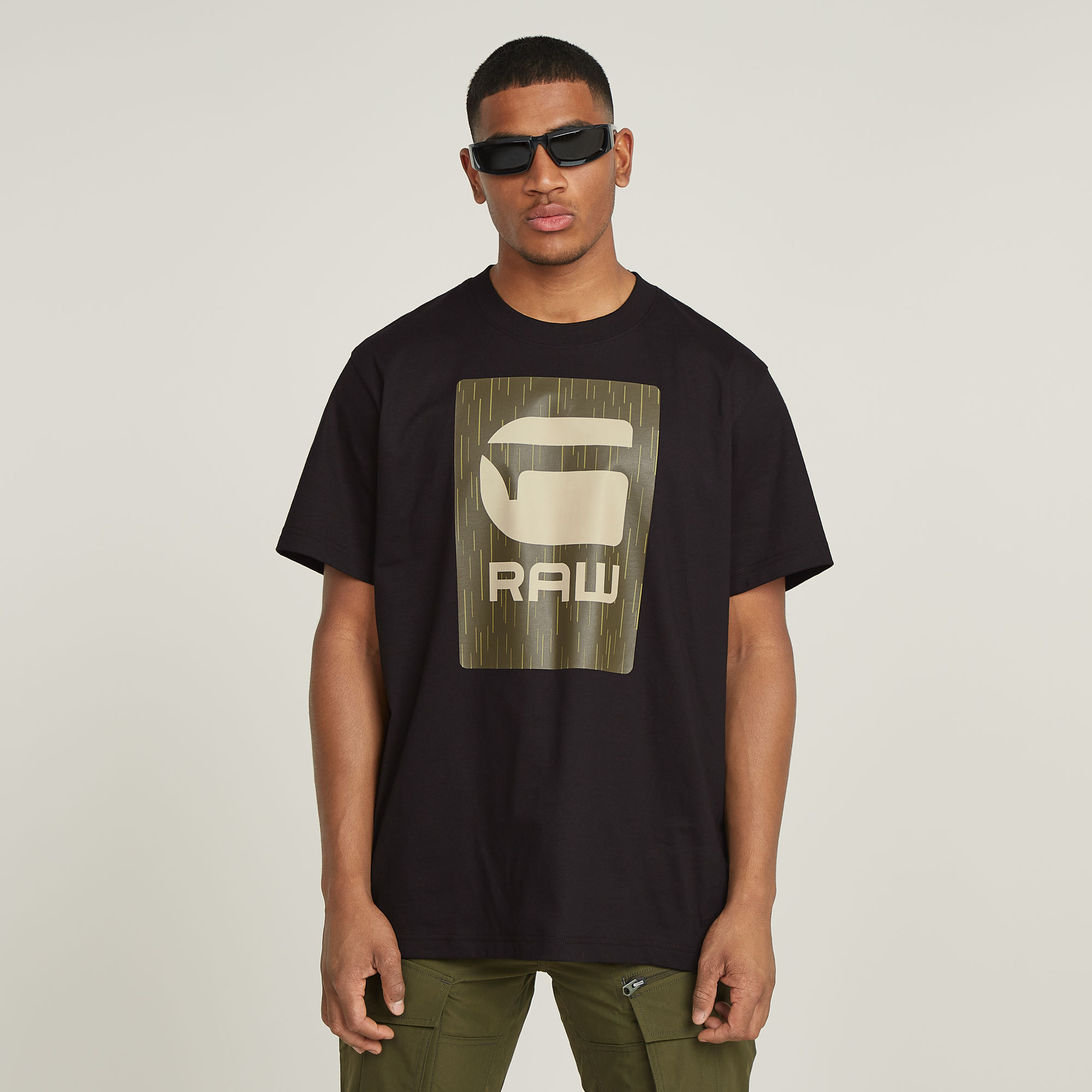 G-Star RAW Burger Box Rain Loose T-Shirt - Zwart - Heren