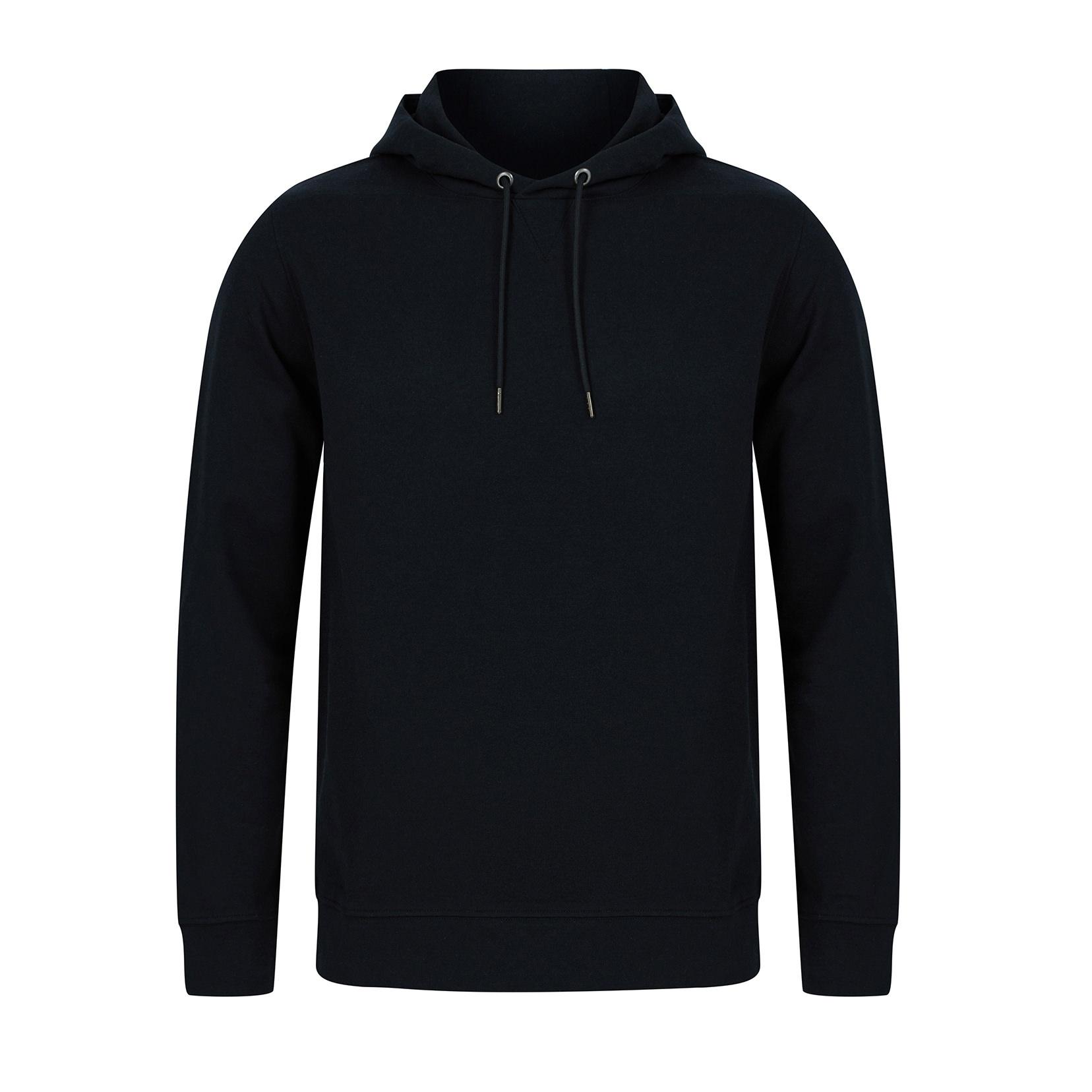 Henbury Unisex duurzame hoodie voor volwassenen L zwart
