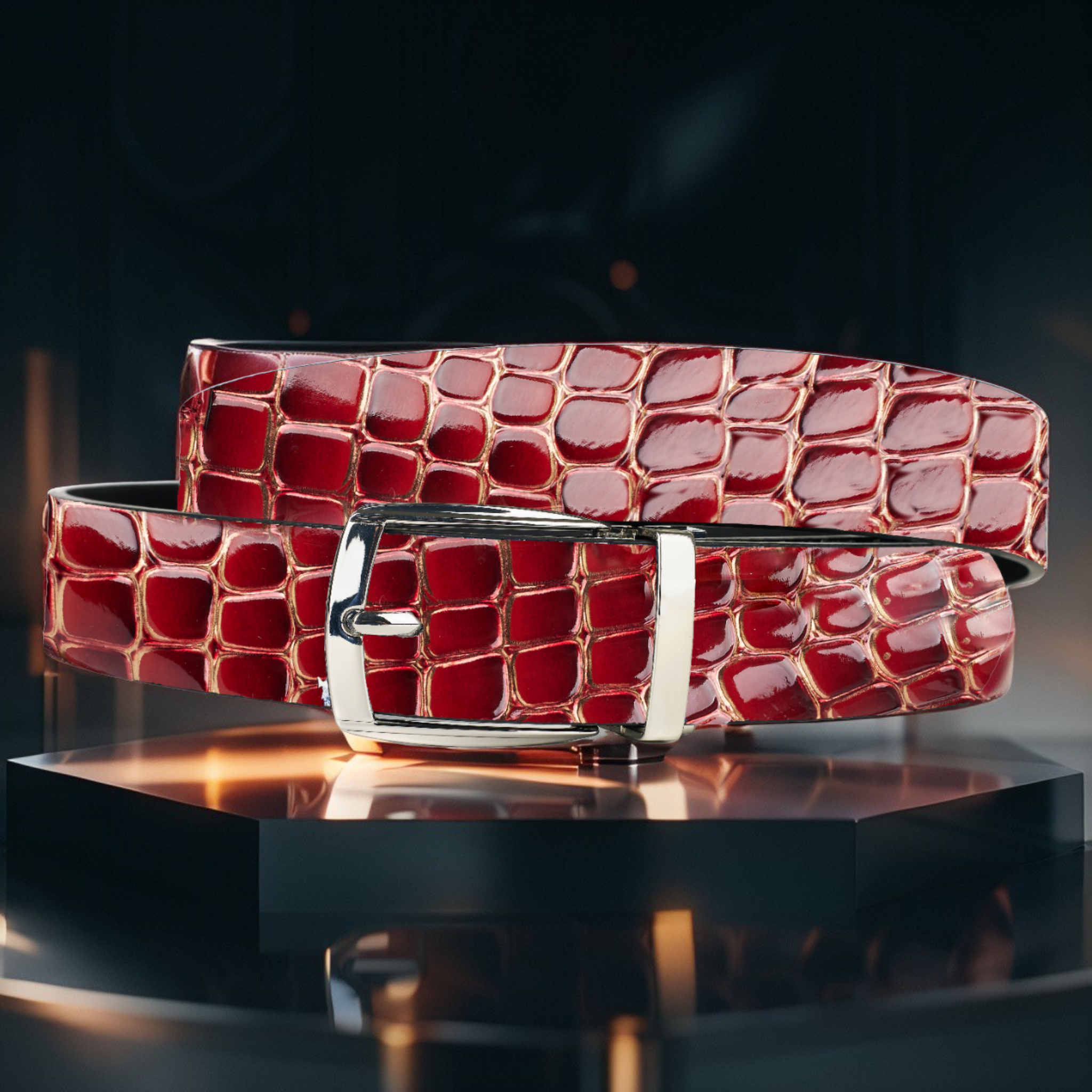 Lureaux Red Venom (Riem)  - Nette Riemen Voor Heren