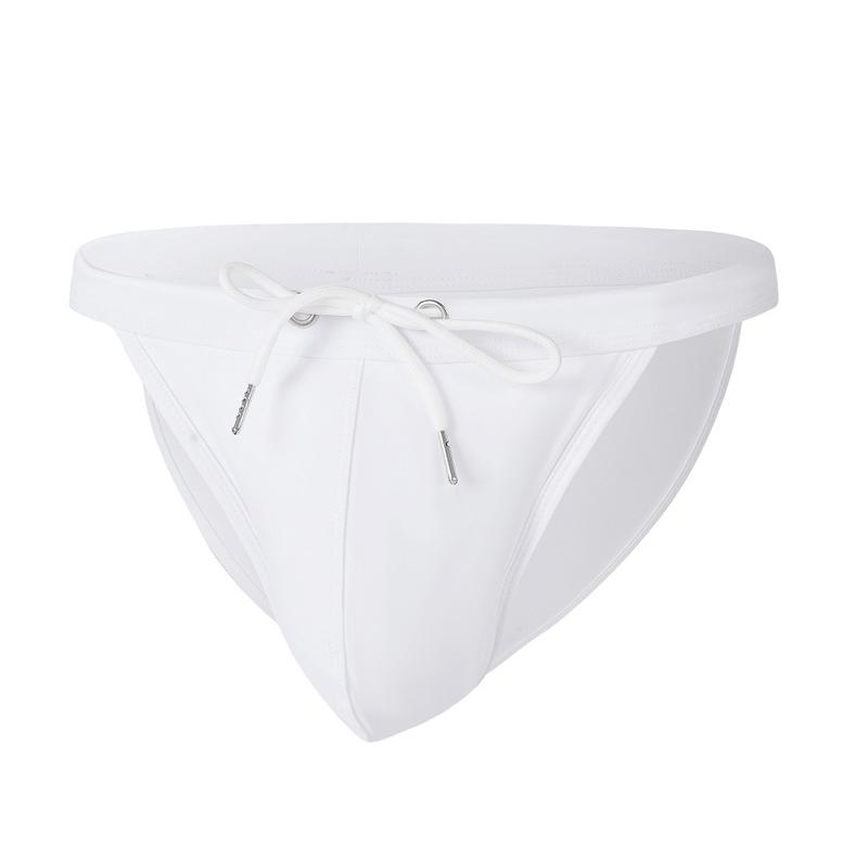 1Traveling Heren Zomer Kleding Trekkoord Sexy Effen Kleur Comfortabele Stof Zwembroek Strand Badpak Driehoekig Zwempak 2XL