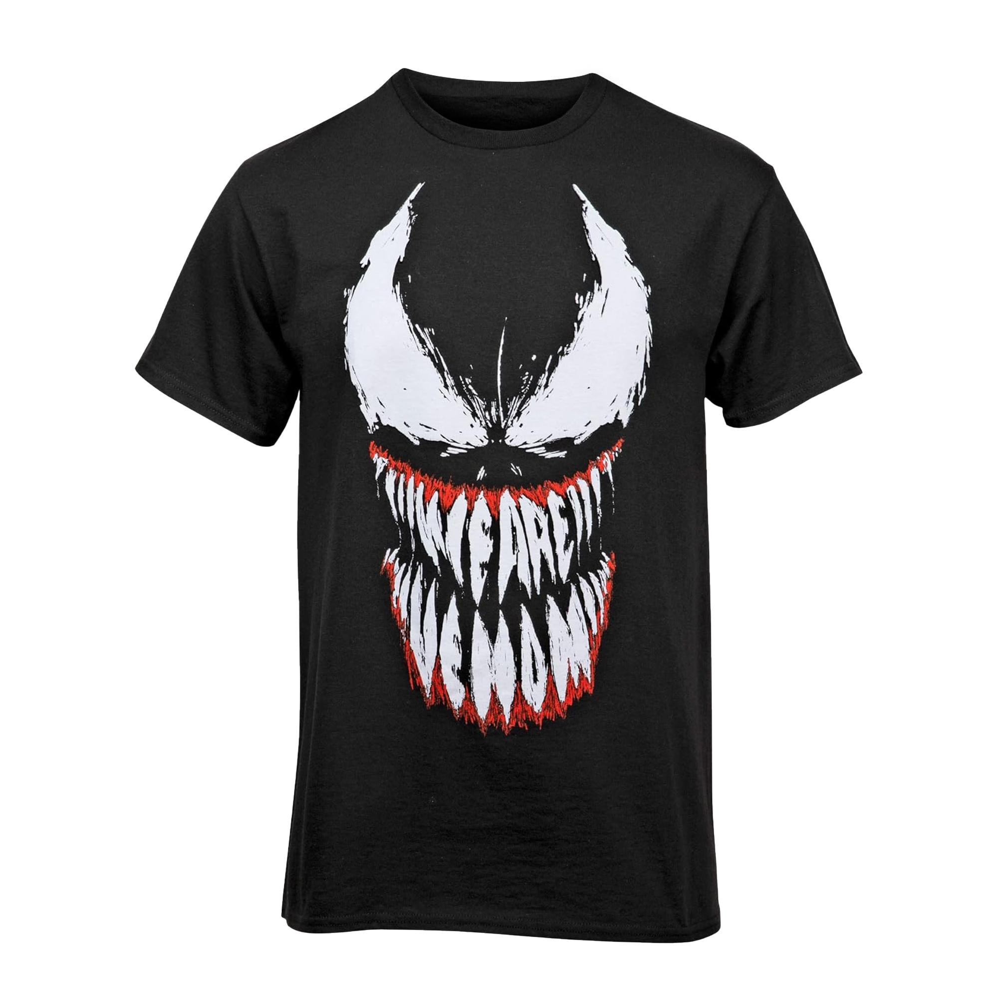 Marvel Boys Spider Man Venom tanden gezicht T-shirt 7-8 Years zwart