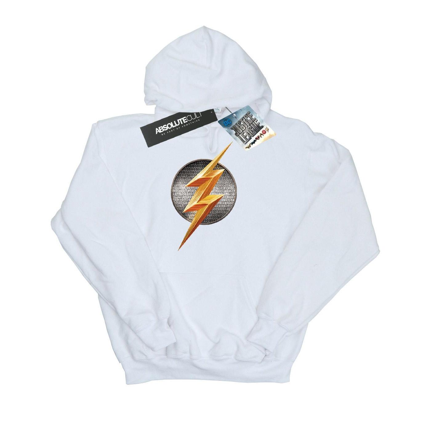 DC Comics Girls Justice League Movie Flash-embleem hoodie 9-11 Years wit
