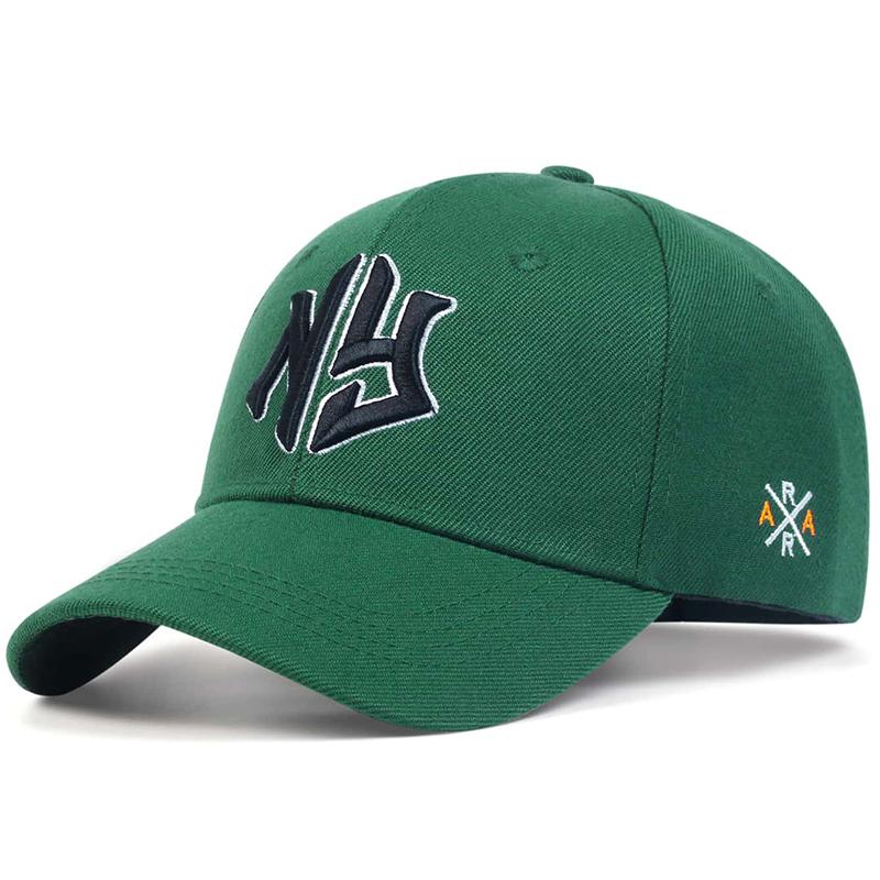 Cap Factory Men's Letter Embroidery Baseball Cap Women Outdoor Leisure Sunscreen Hat Couple Sports Hats Trucker Hat Golf Caps groen
