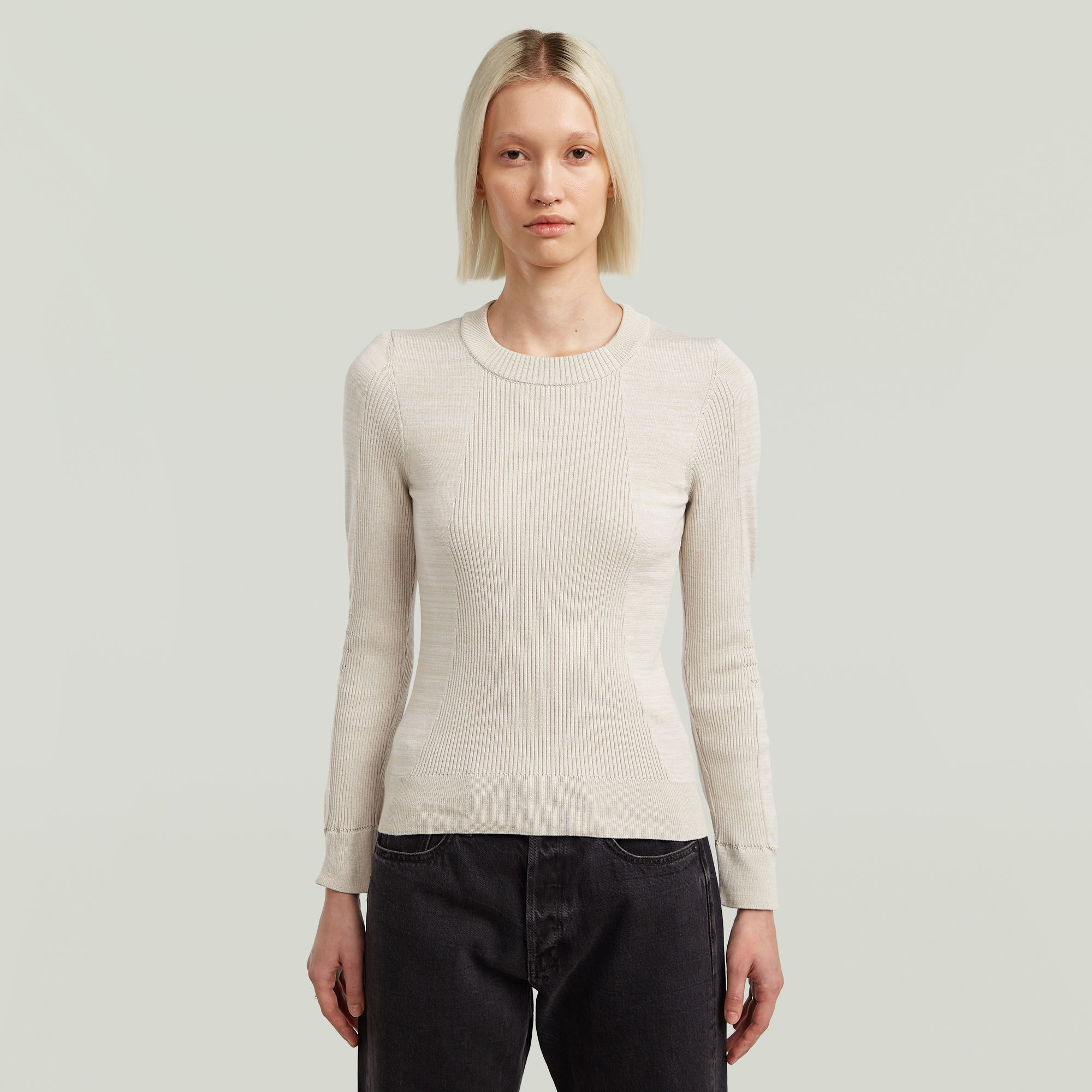 G-Star RAW 3D Biker Slim Gebreide Trui - Meerkleurig - Dames