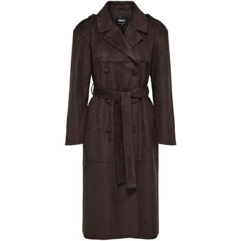 Only Parka Jas  Onlbine Life Faux Suede Trenchcoat Otw 15356625