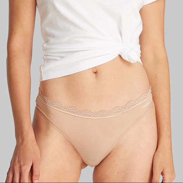 Calvin klein Microfiber Stretch g-string, roze