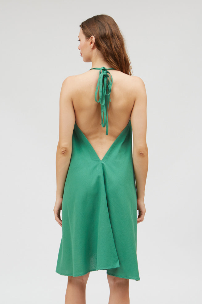 SUITE13LAB Damen vegan Kleid Mp Grün