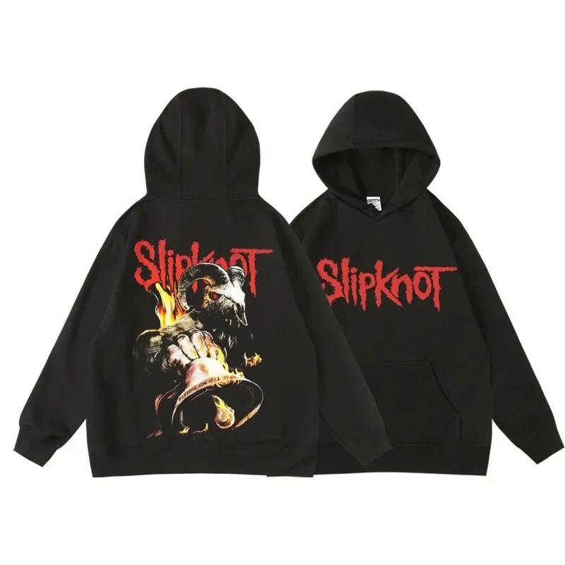 CHARM CLOTHINGS Slipknots Prepare for Hell Tour Mens Rock Hoodie XL