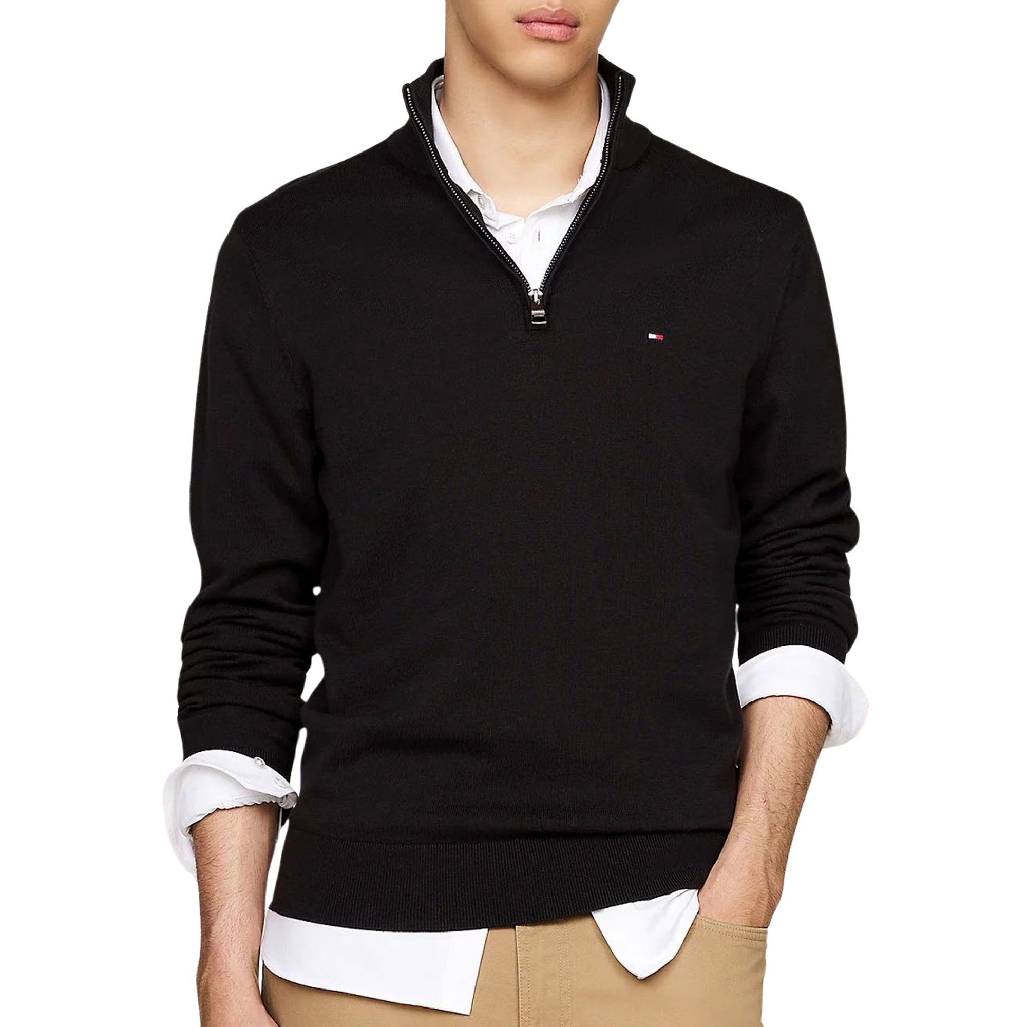 Tommy Hilfiger Essential Half Zipweater Heren