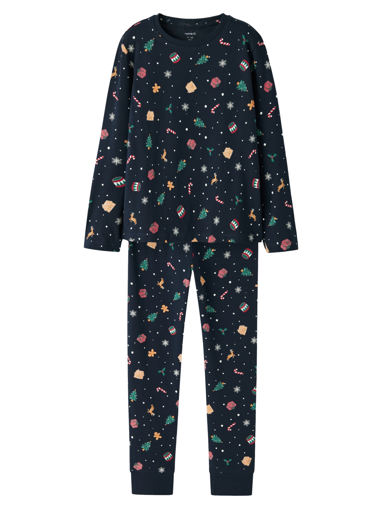 Name It Pyjama NMNVISMAS LS NIGHTSET (set, 2-delig)
