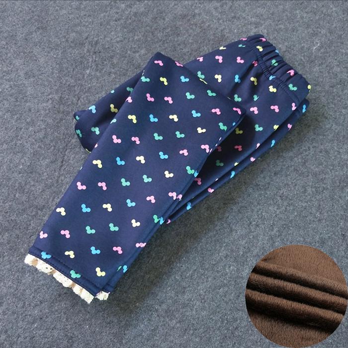 QEENRAAN Kinderen Dikke Legging Meisjes Herfst Winter Plus Fluwelen Broek Baby Meisjes Jongens Broeken Infantil Kinderkleding 100