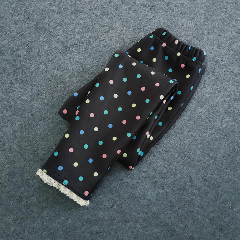 QEENRAAN Kinderen Dikke Legging Meisjes Herfst Winter Plus Fluwelen Broek Baby Meisjes Jongens Broeken Infantil Kinderkleding 130