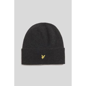 Lyle & Scott Muts Lyle & Scott HE2314A LAMBSWOOL BLEND RIBBED-W155 JET BLACK MARL