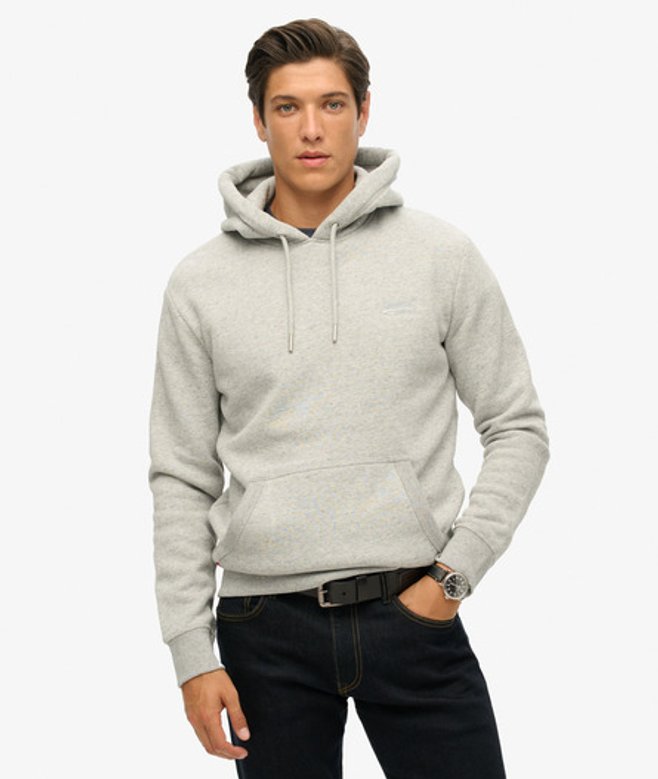 Superdry Essential Logo Hoodie Grijs