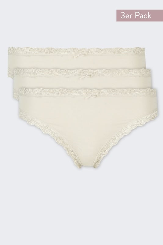 Nina von C 3-pack dames Jazzpant - Kant - 2.0