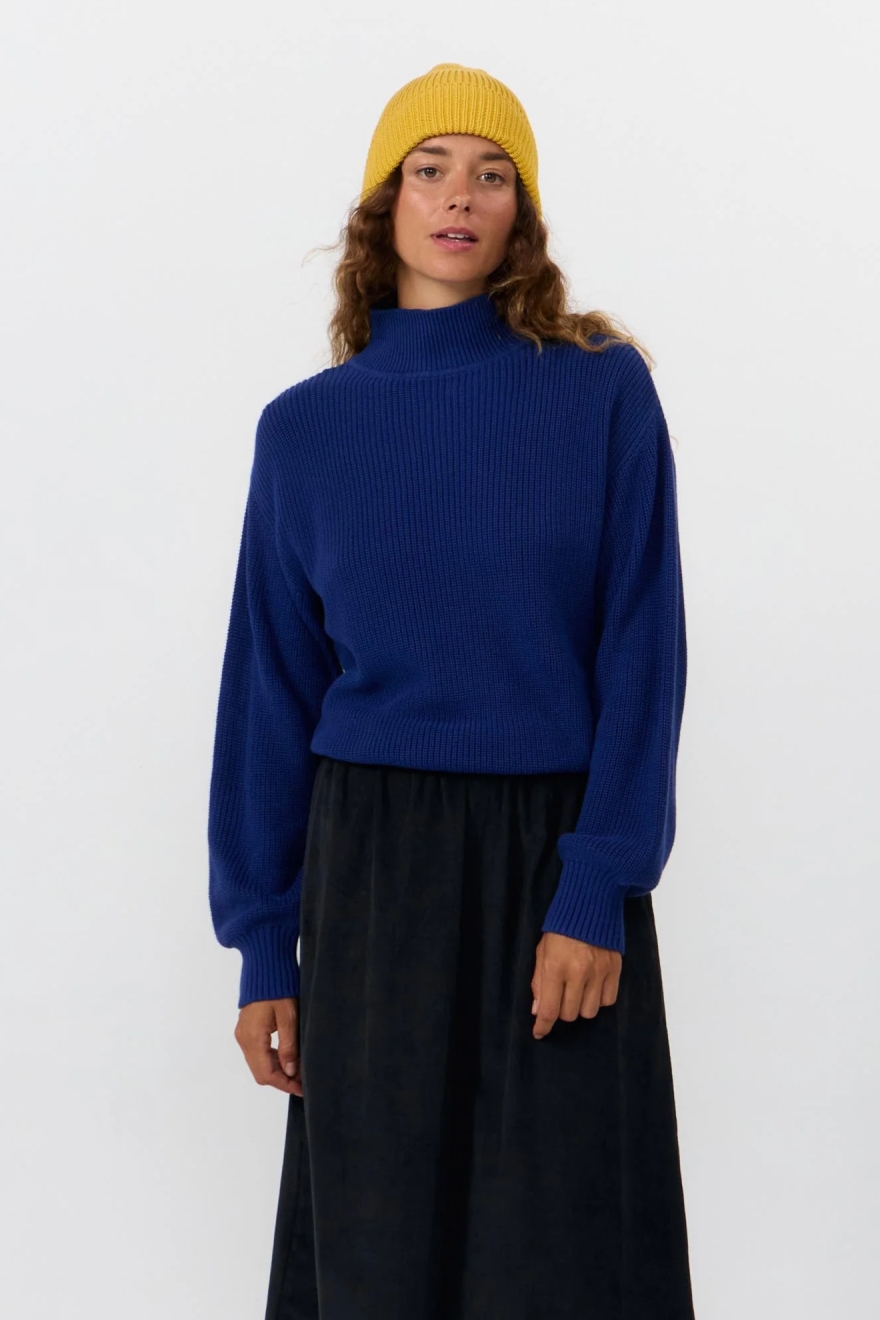 SUITE13LAB Damen vegan Pullover Shira KÃ¶nigsblau