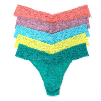 Hanky Panky 5 stuks Signature Lace Original Rise Thongs