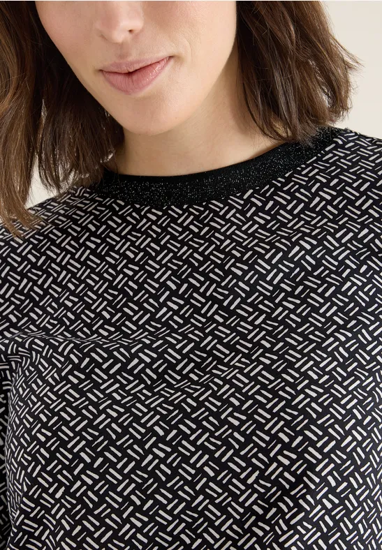 Cecil Bedrukte blouse met glitter
