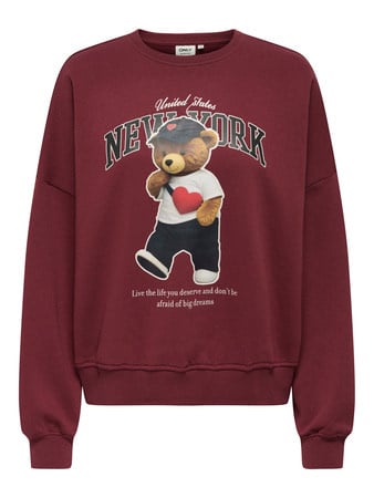 Kids ONLY winter sweater meisjes - paars - KogLinda - regular fit