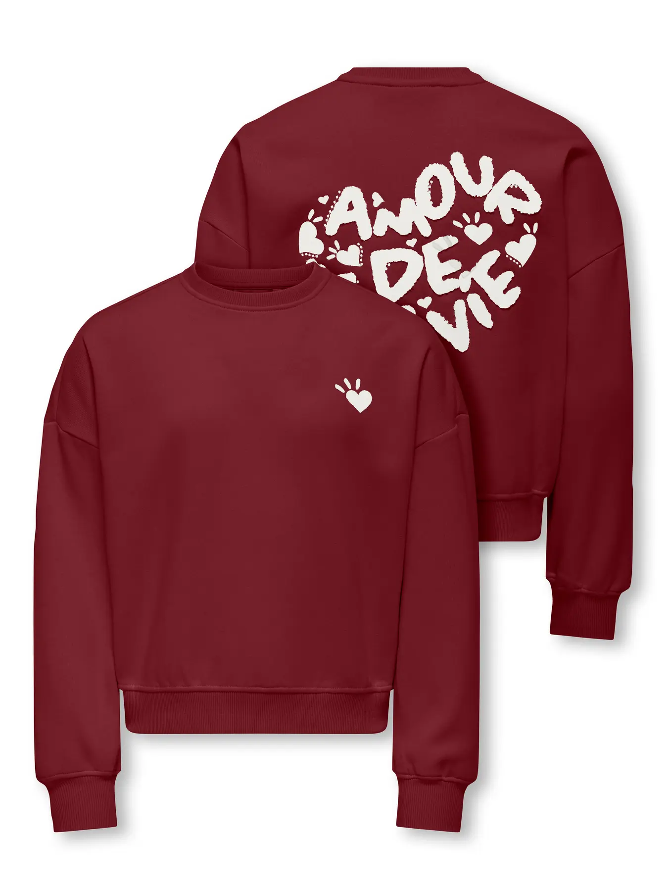 Kids ONLY winter sweater meisjes - paars - KogTammie - relaxed fit