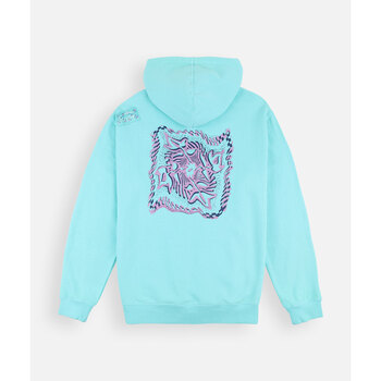 Oxbow Sweater  Grafische fleece met capuchon DISTORTED