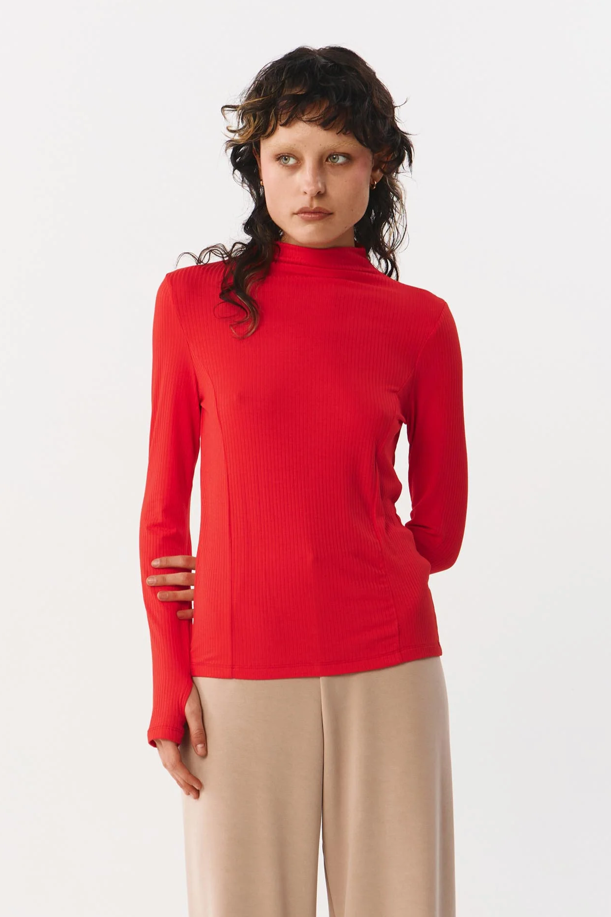 SUITE13LAB Damen vegan Top Gunna Red