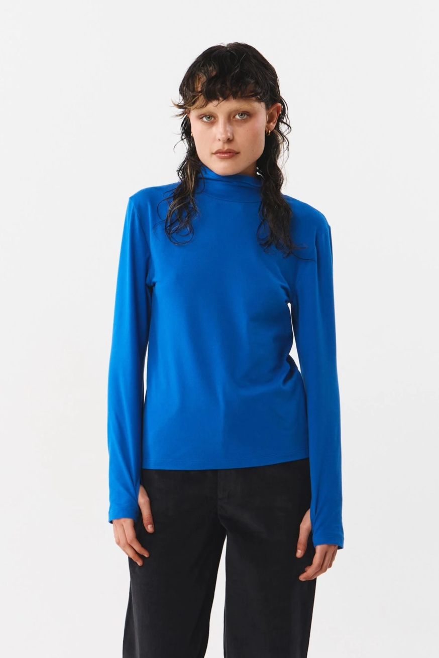 SUITE13LAB Damen vegan Oberteil Marly Blue