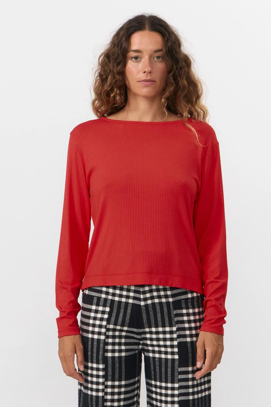 SUITE13LAB Damen vegan Top Mirabel Rot