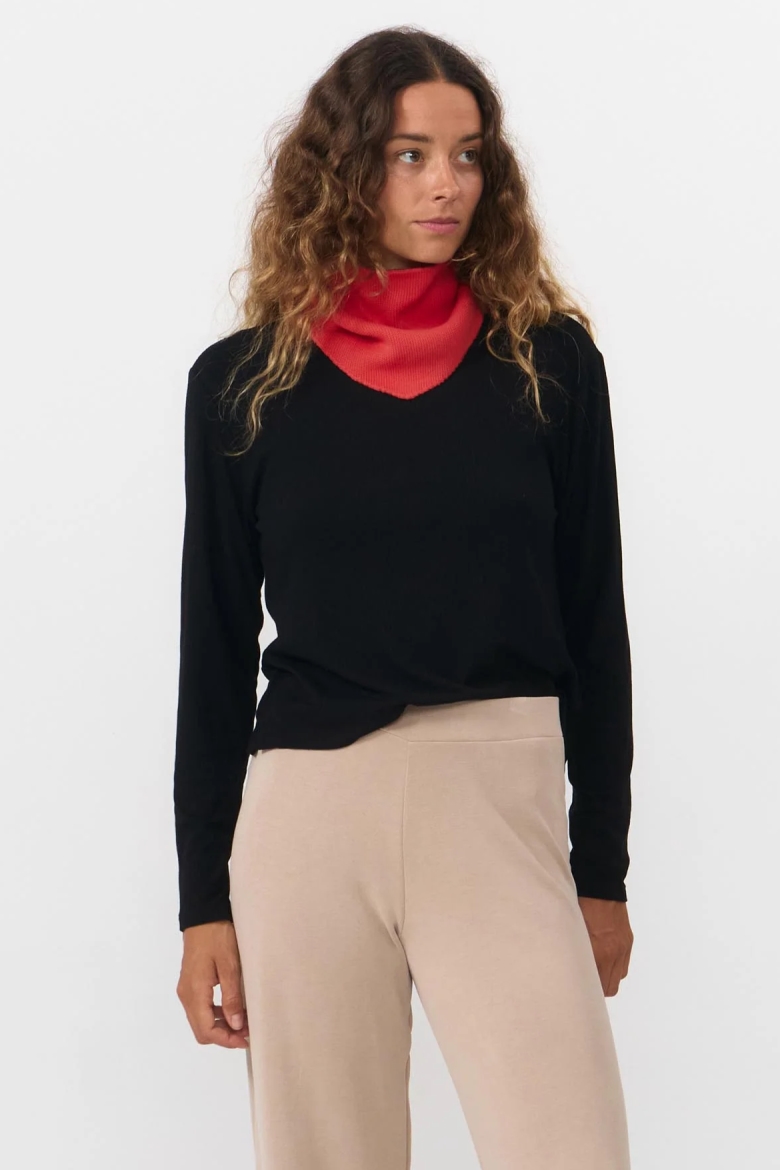 SUITE13LAB Damen vegan Top Mirabel Schwarz