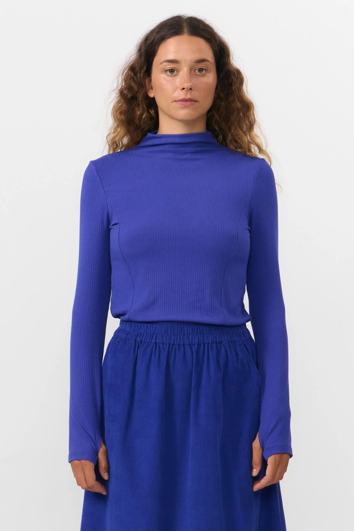 SUITE13LAB Damen vegan Top Gunna Königsblau