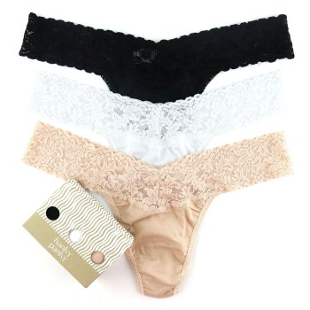 Hanky Panky 3 stuks Cotton Low Rise Thong