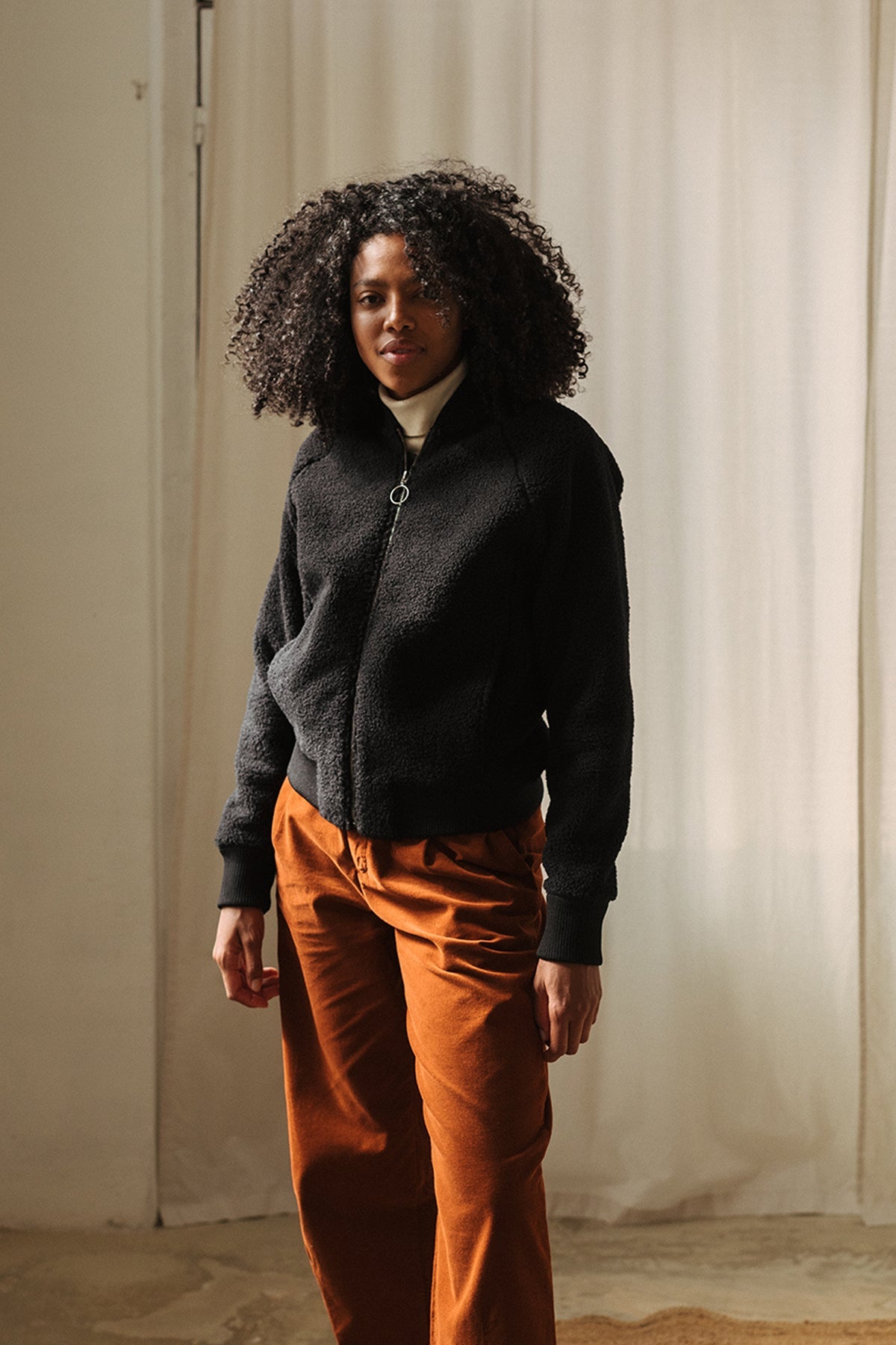 TWOTHIRDS Damen vegan Jacke Meriman Schwarz