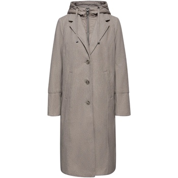 Street One Mantel  Long Revers Coat w. RemovablePadded Insert 202124