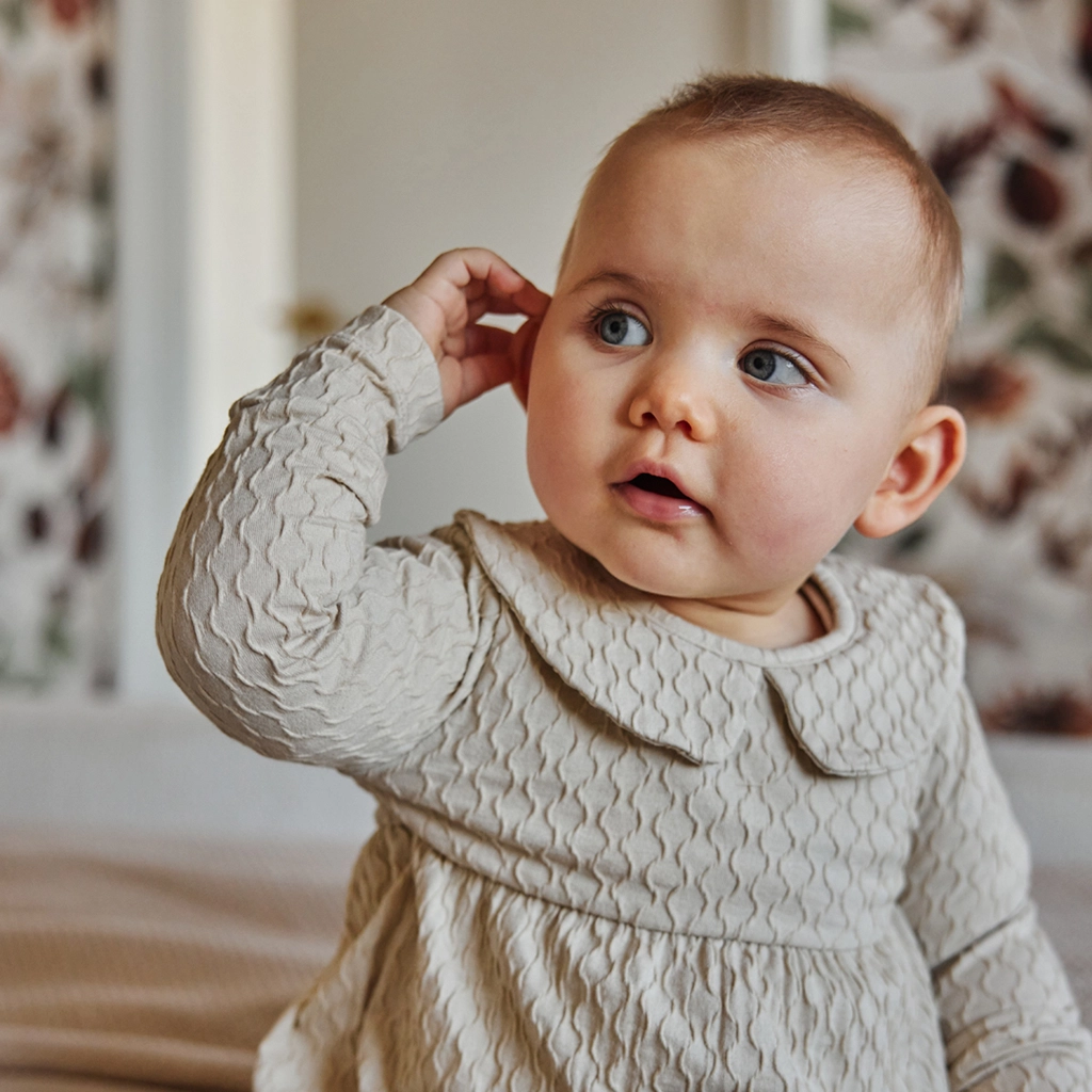 Dirkje-collectie Jurk (beige grey)