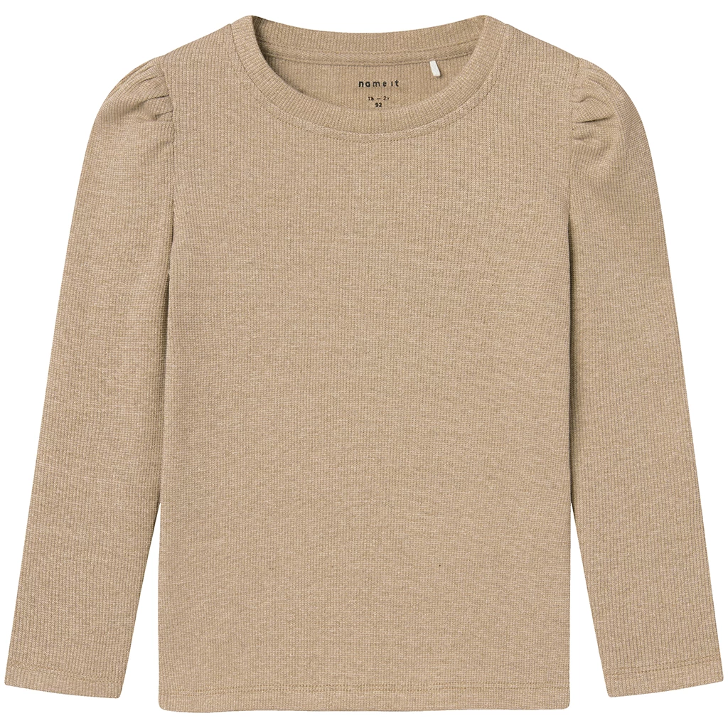 Name It-collectie Longsleeve rib Siclo (cement)