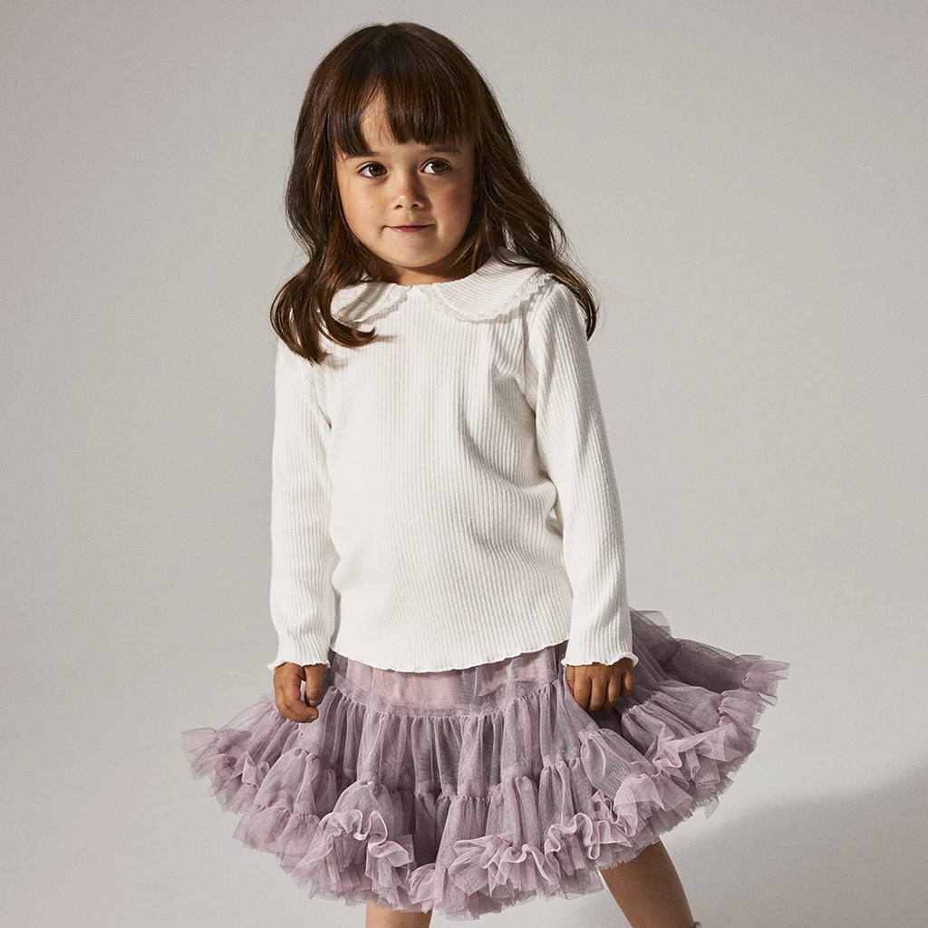 Name It-collectie Longsleeve rib Baila (bright white)