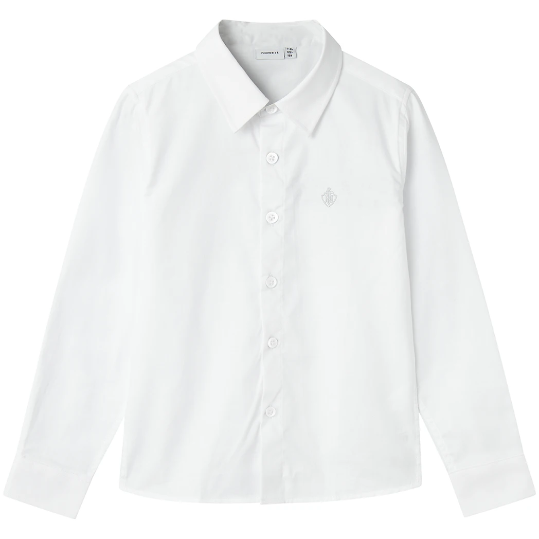Name It-collectie Overhemd Feshirt (bright white)