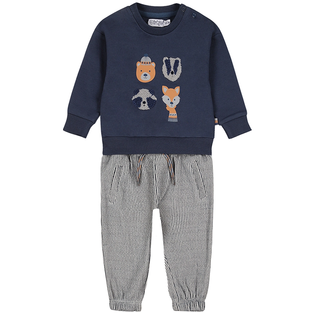 Dirkje-collectie Tweedelige set (navy)