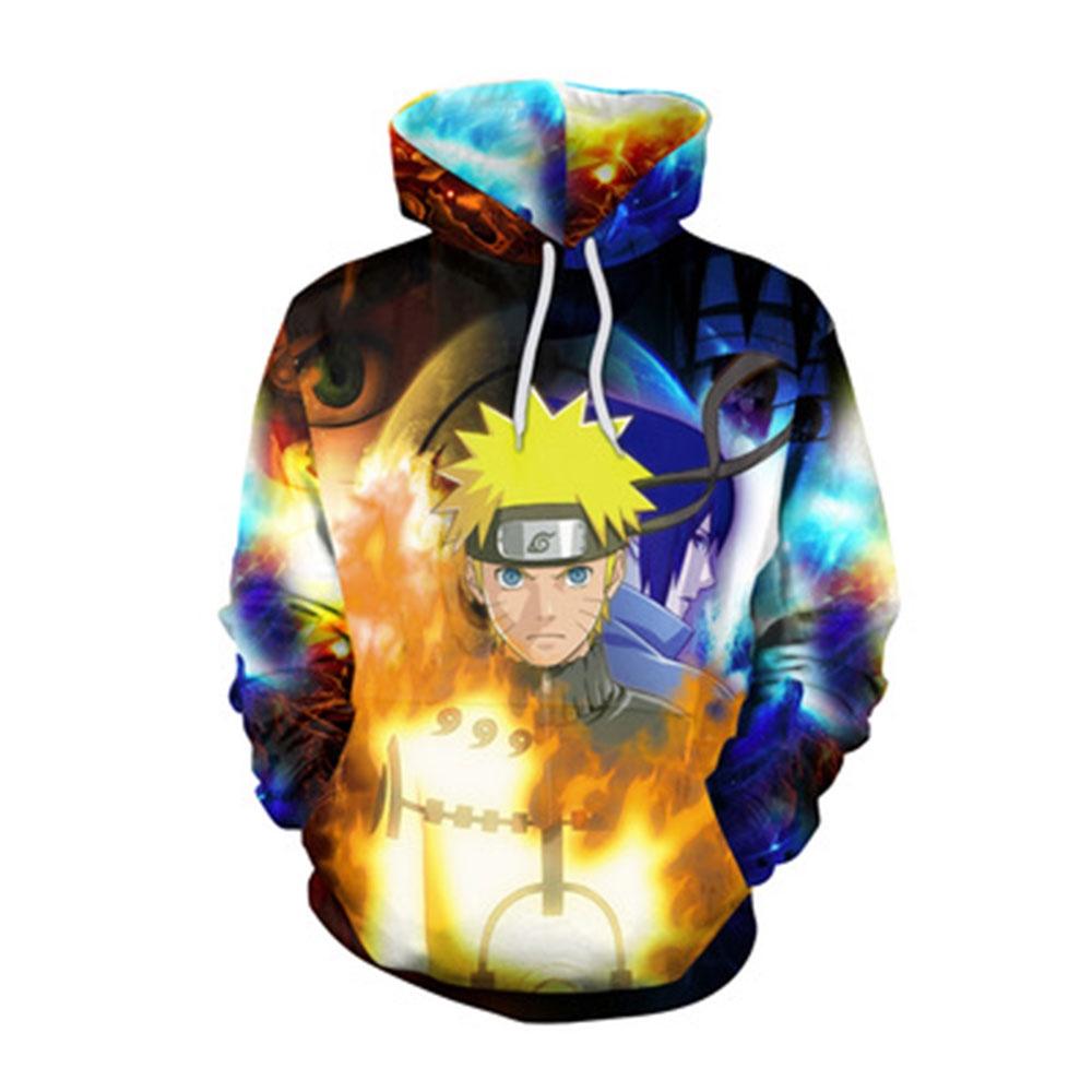 Bobby3 Anime Naruto Hooded Sweatshirts Heren truien Hatake Kakashi 3D Hoodies Streetwear Unisex M