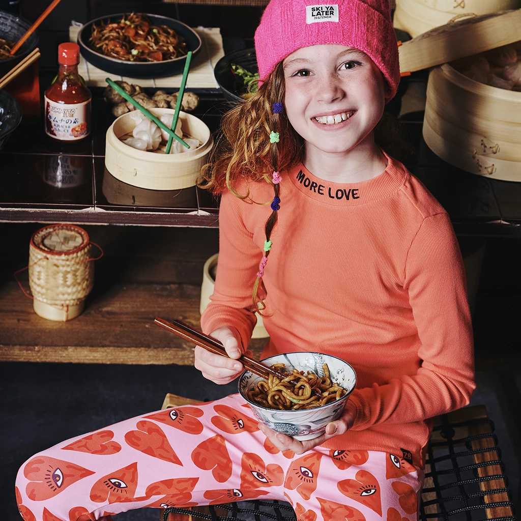 Z8-collectie Longsleeve Isalie (tropical coral)