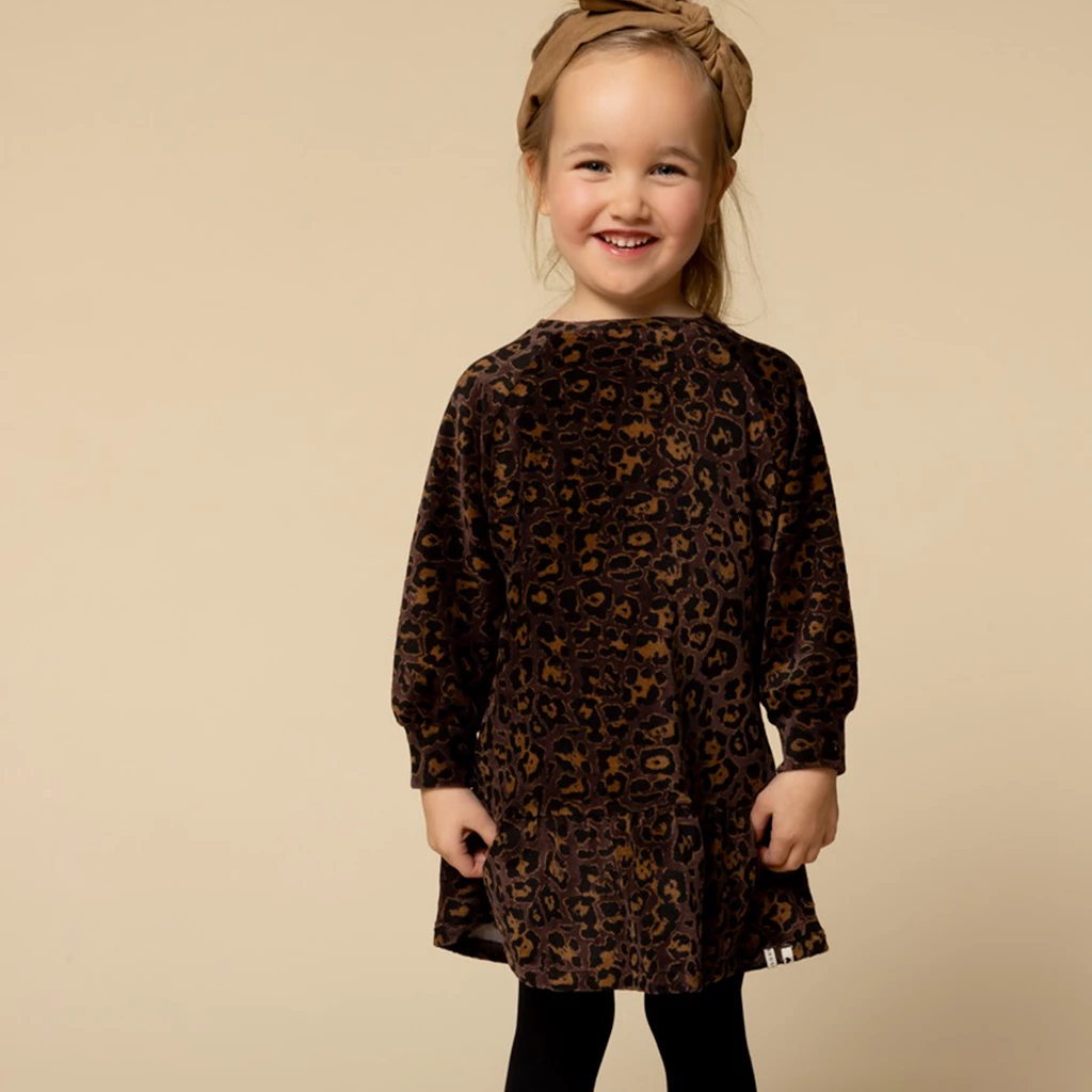 Looxs-collectie Jurk velvet (velvet leopard)