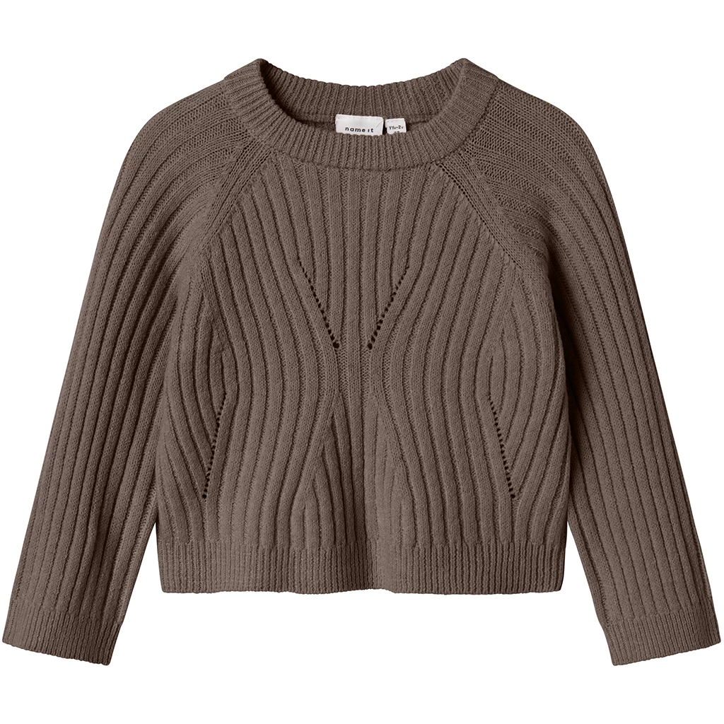 Name It-collectie Gebreide trui Rikine (coffee quartz)