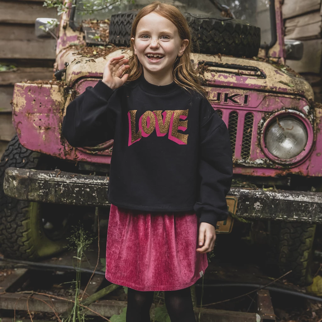 Looxs-collectie Trui (pebble black)