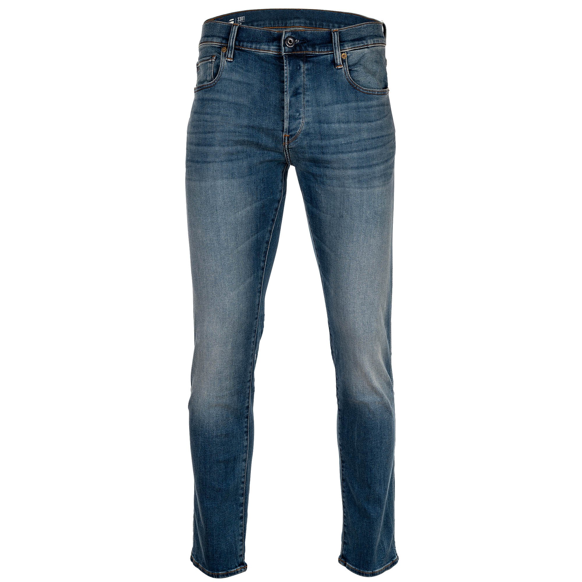 G-Star RAW Slim fit jeans 3301 Slim met mooie wassing en elastaan